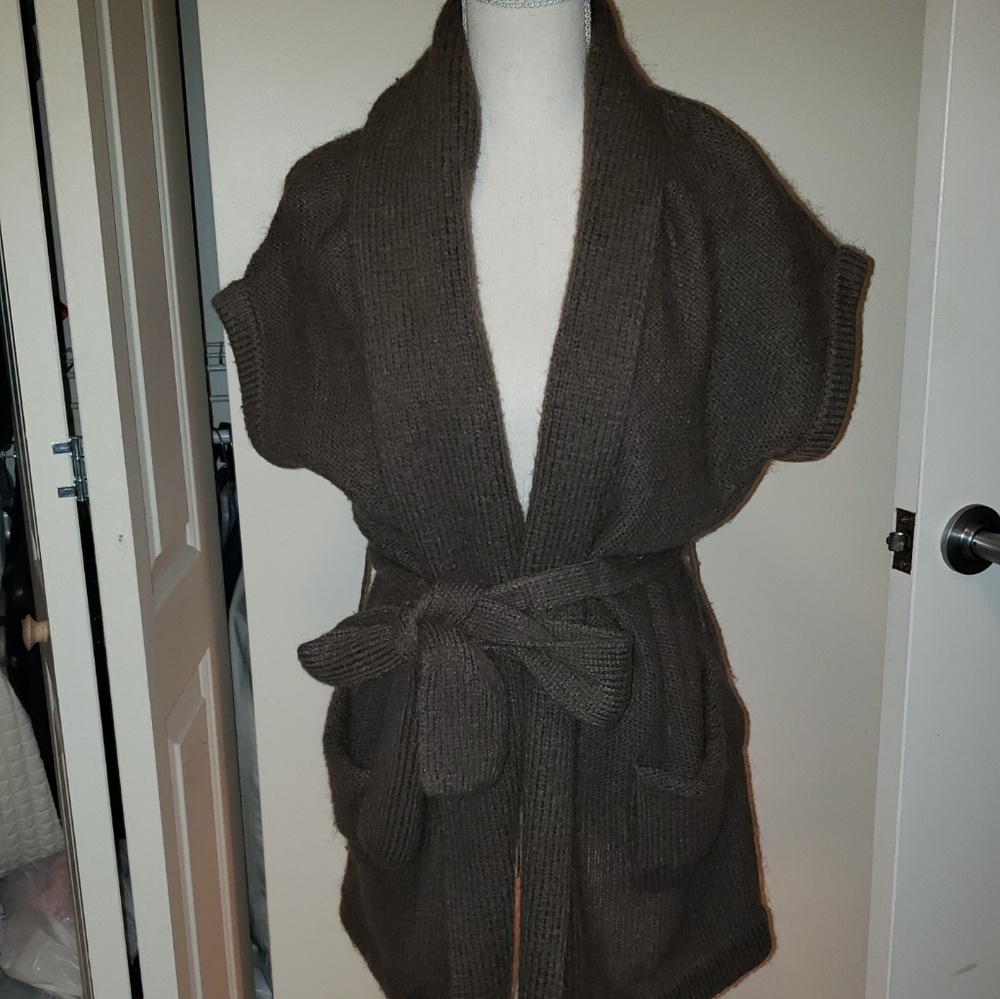 Wrap sweater